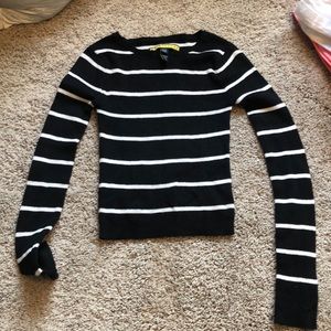 Striped sweater top